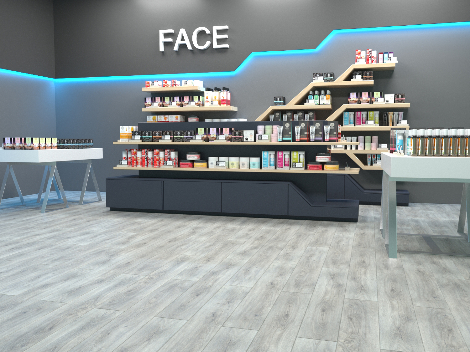 Кварцвиниловый SPC ламинат Art East Art Stone Ясень Парис 114-ASP 1220×183×6 фото в интерьере